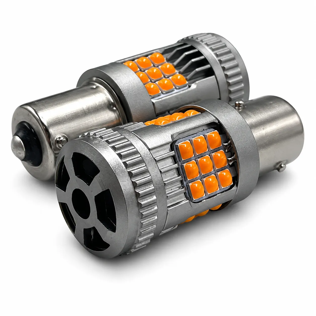 Foco de alta potencia estrobo 1141 con 36 LED ambar con ventilador