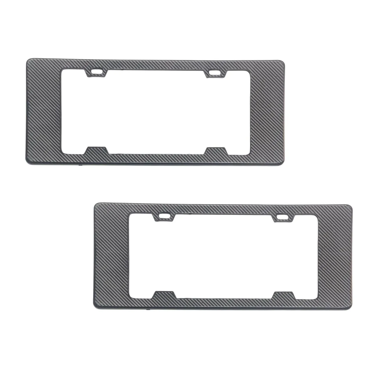 Portaplaca legal tipo fibra negro