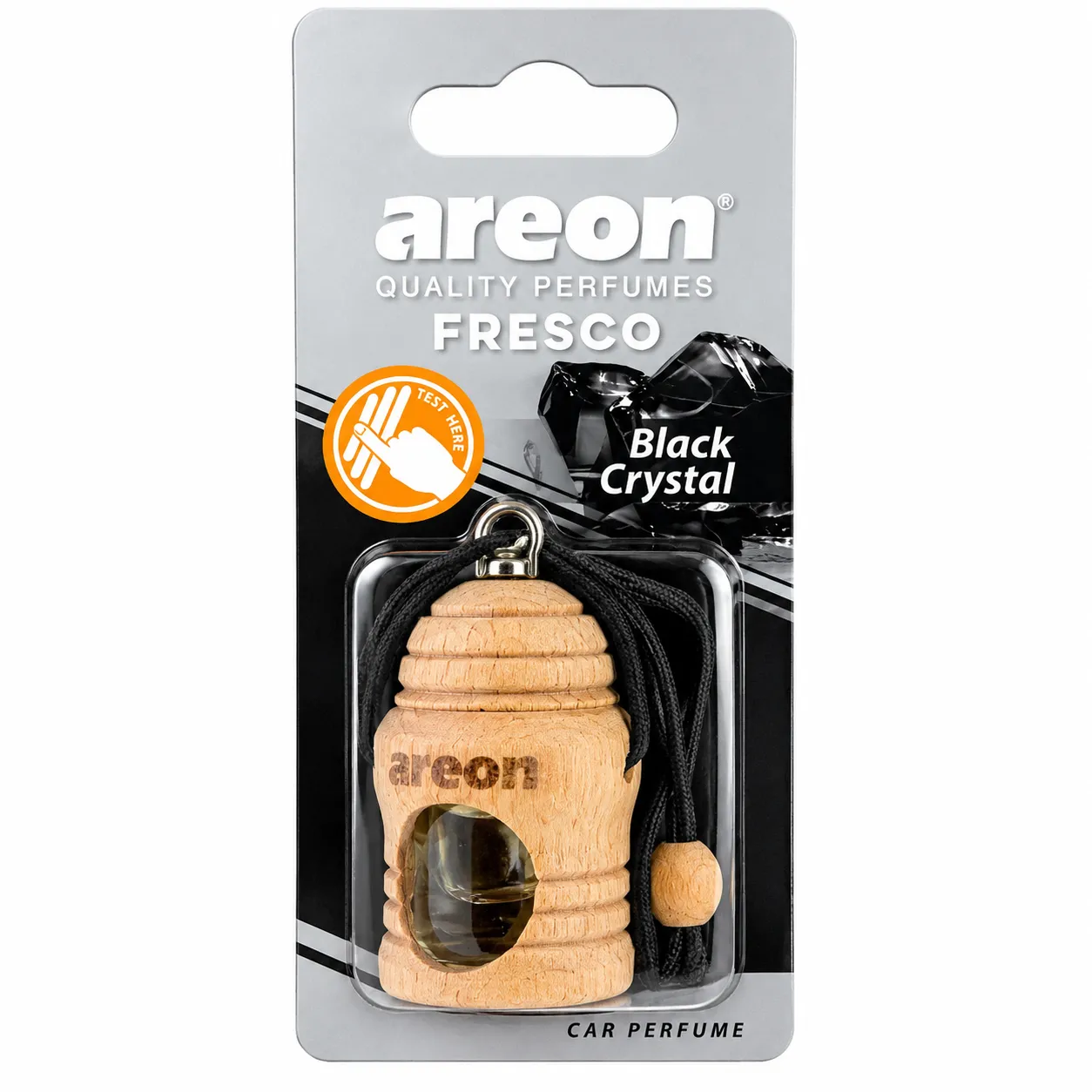 Aromatizante colgante Areon Black Crystal