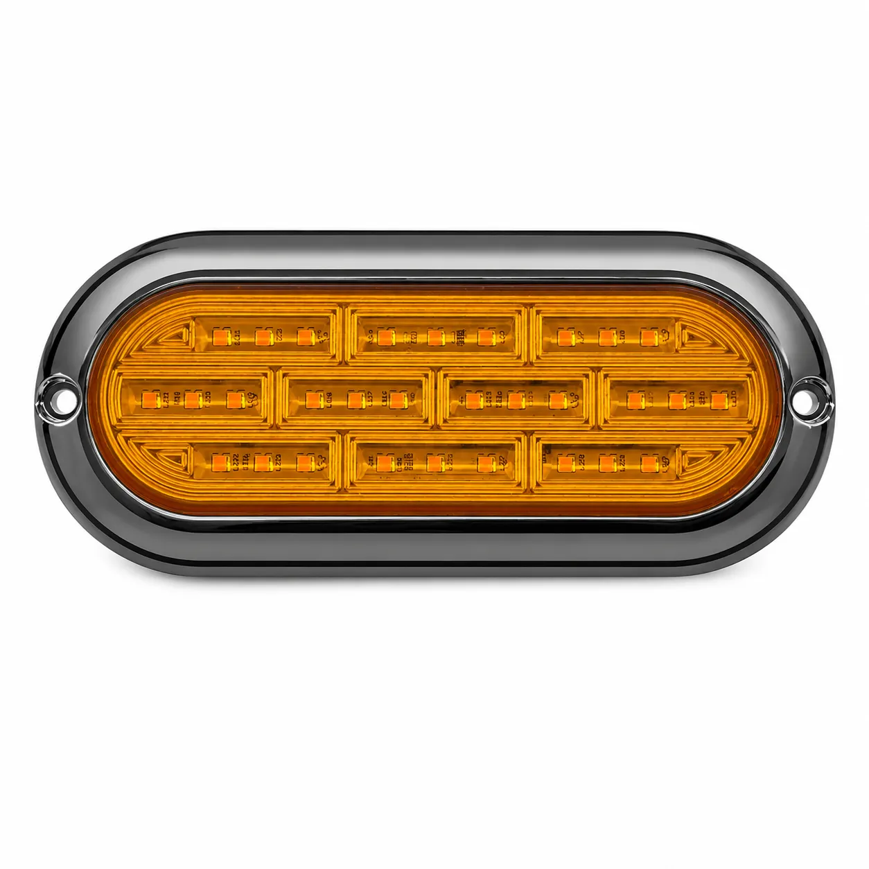 Plafón LED ovalado Ambar 30 LED