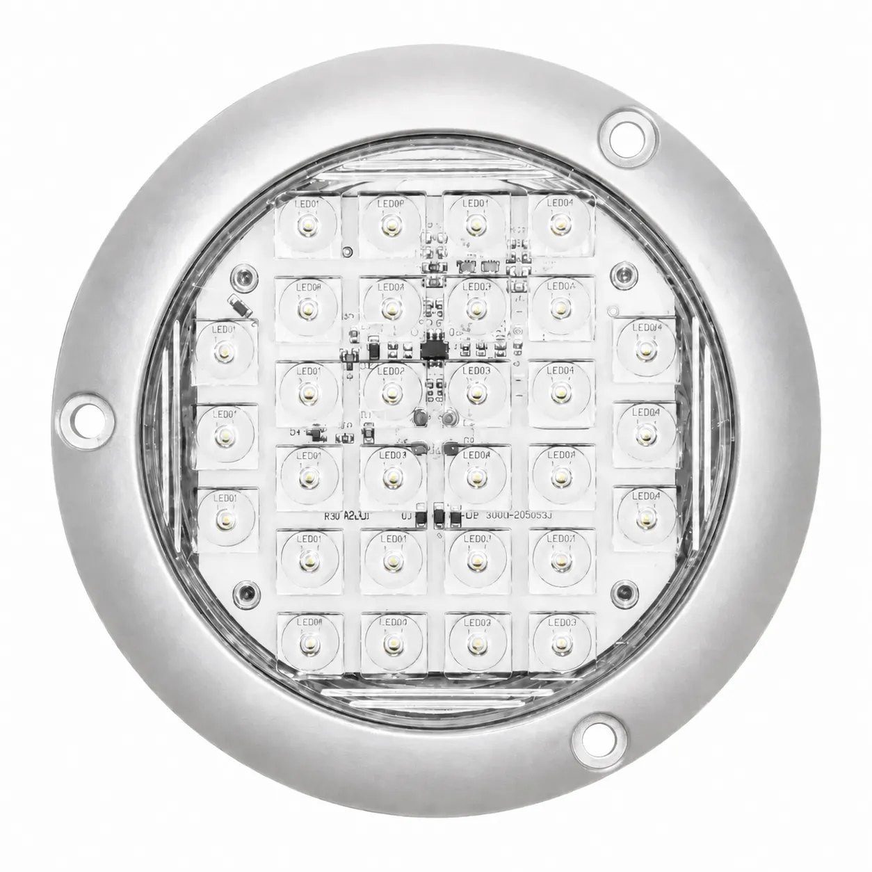 Plafón LED redondo Ultra slim blanco de 30 LED