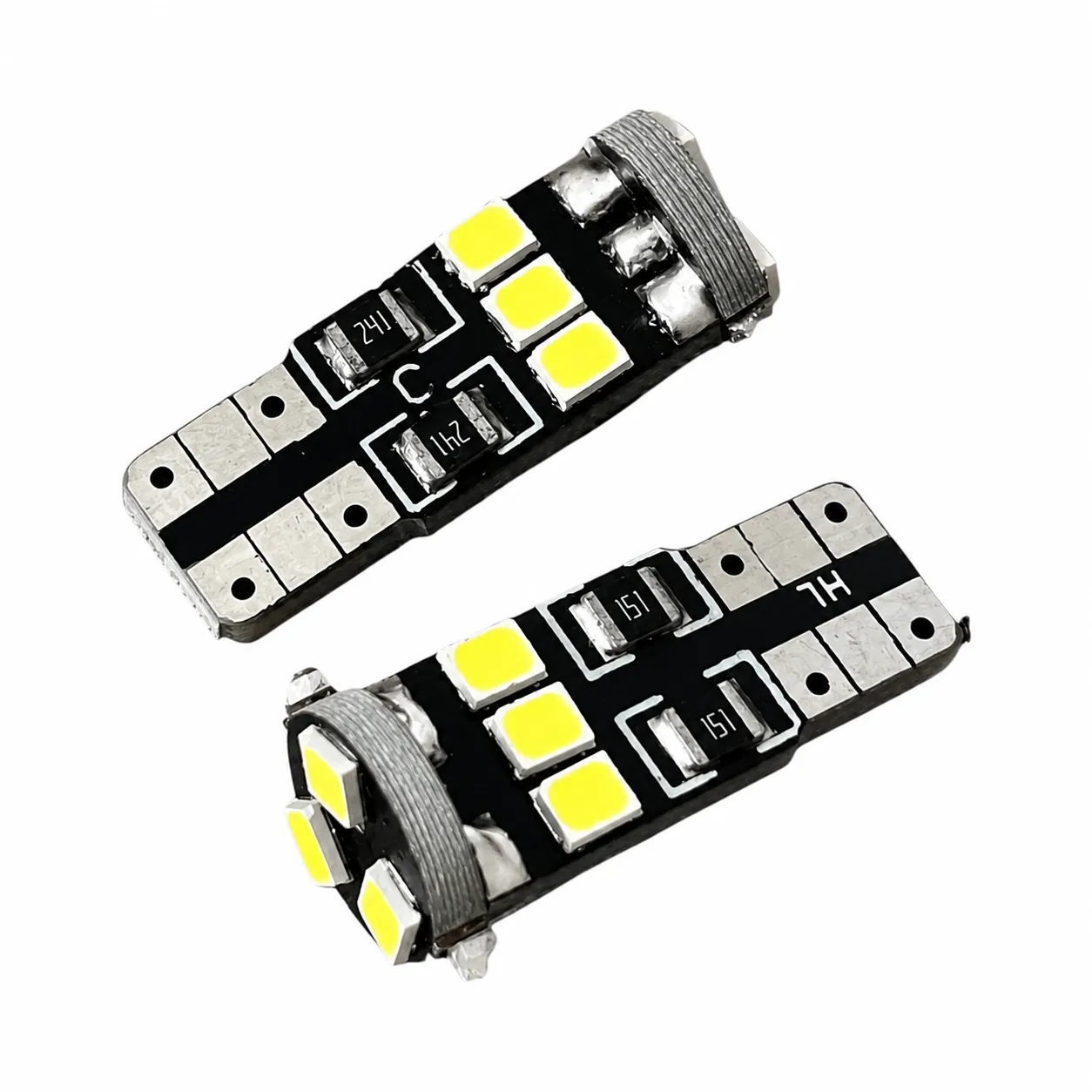 Foco de pellizco T10 con 9 LED blanco
