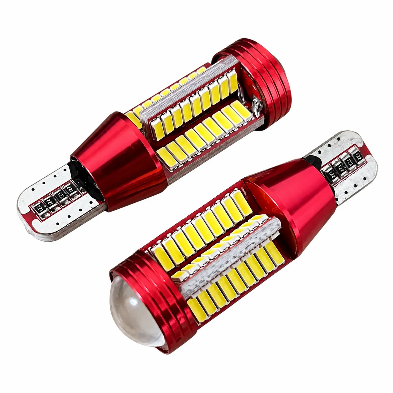 Foco de pellizco con lupa de 78 LED blanco