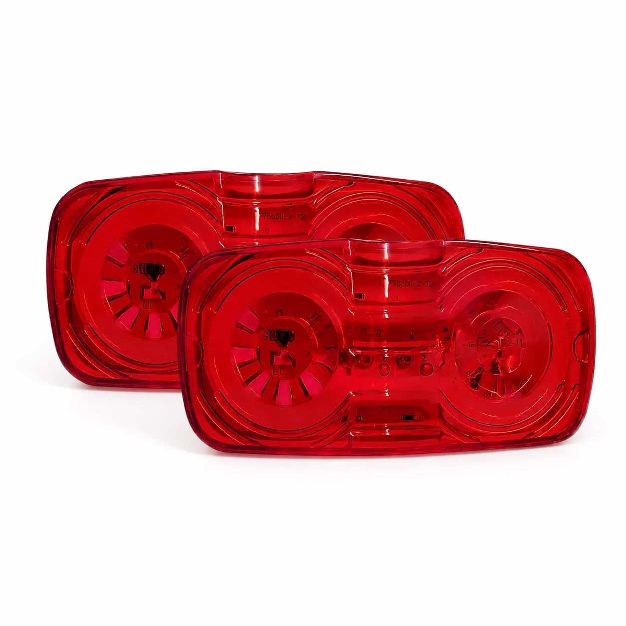Plafón direccionales LED rojo con arillo 