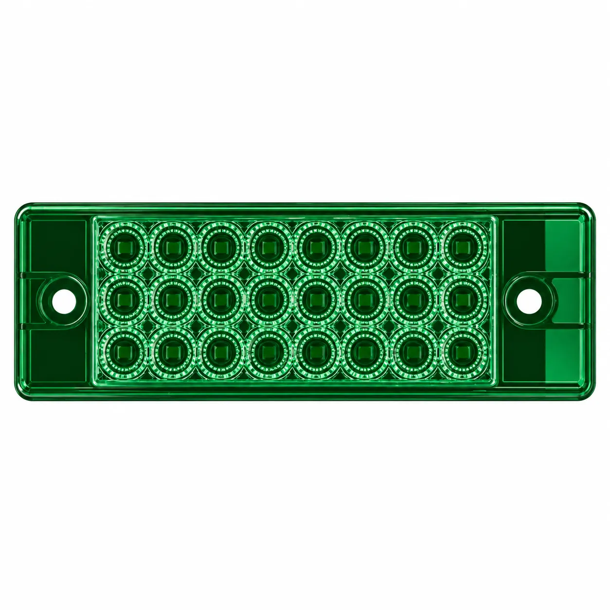Plafón LED chrome matrix Evolum verde