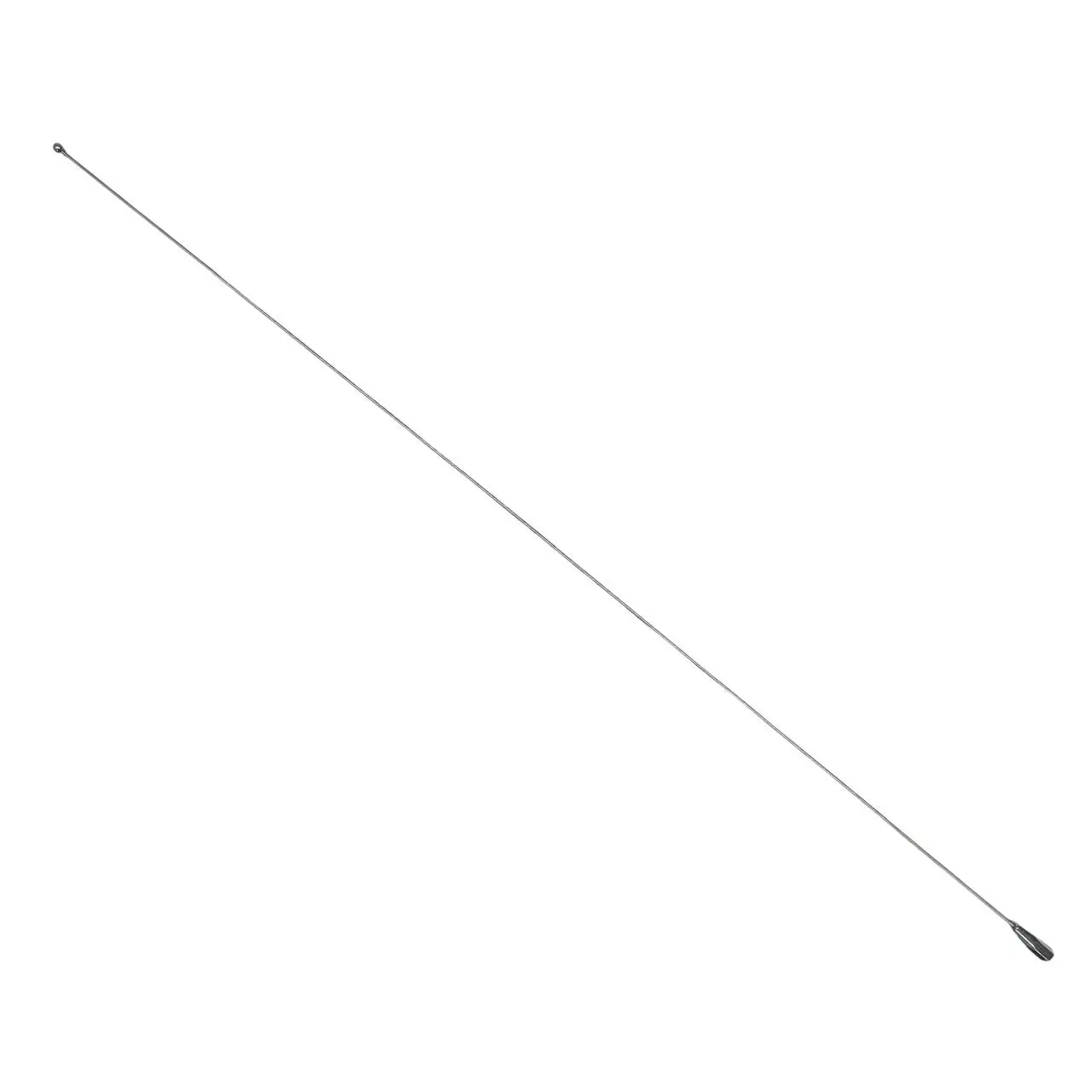 Antena cromada con adaptadores 