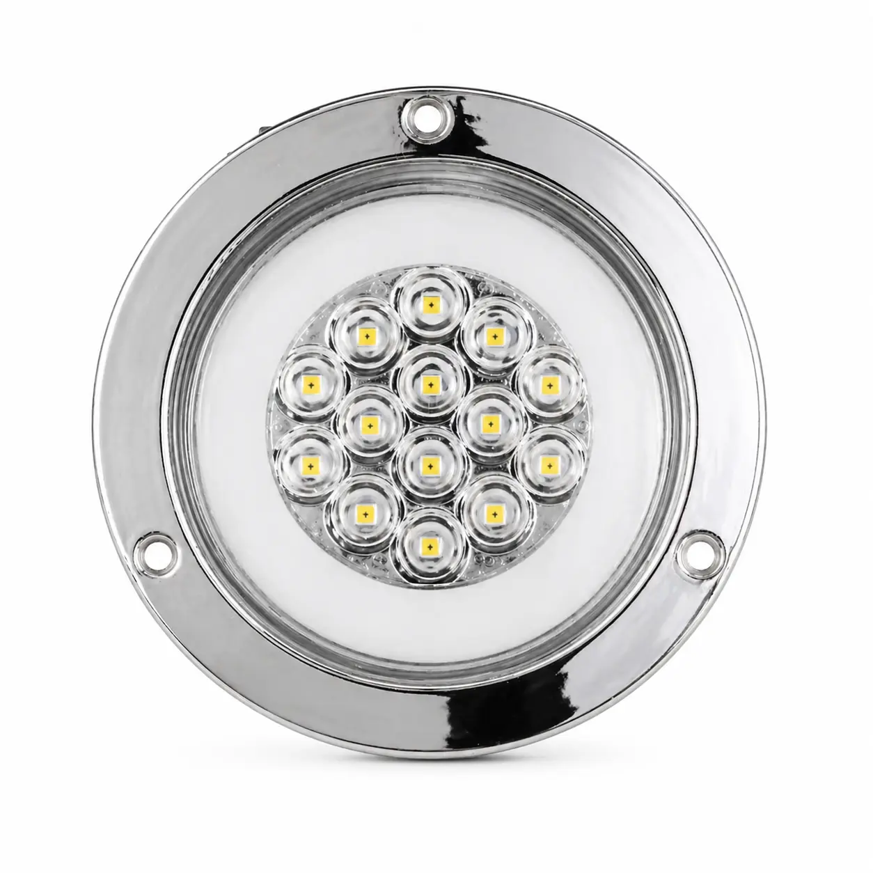 Plafón LED con arillo glo blanco