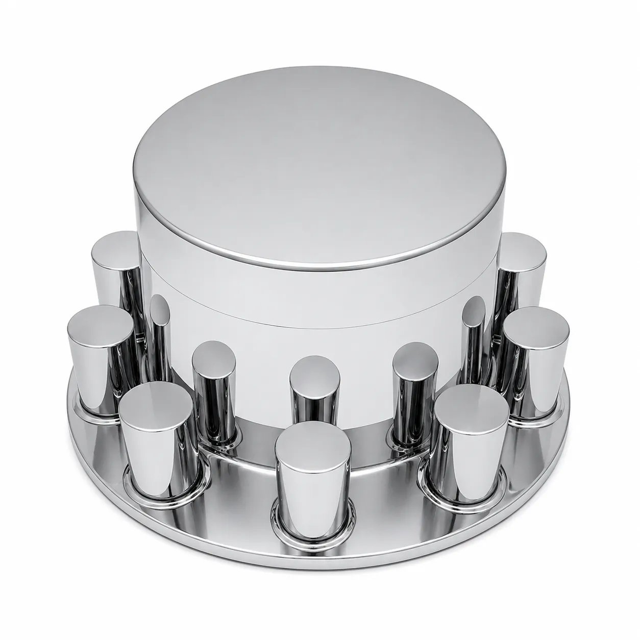 Bombín trasero ABS cromado
