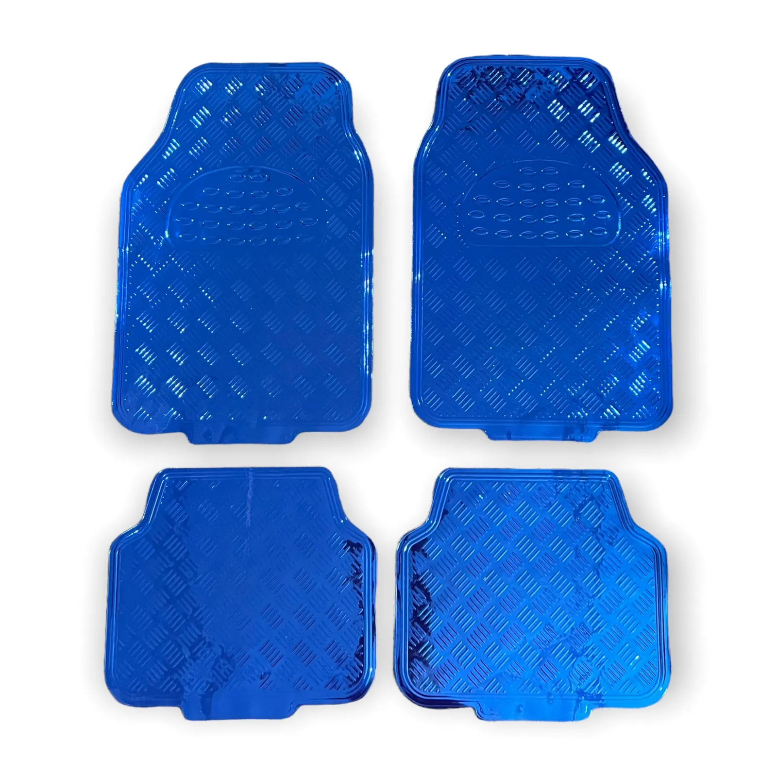 Tapete metálico azul