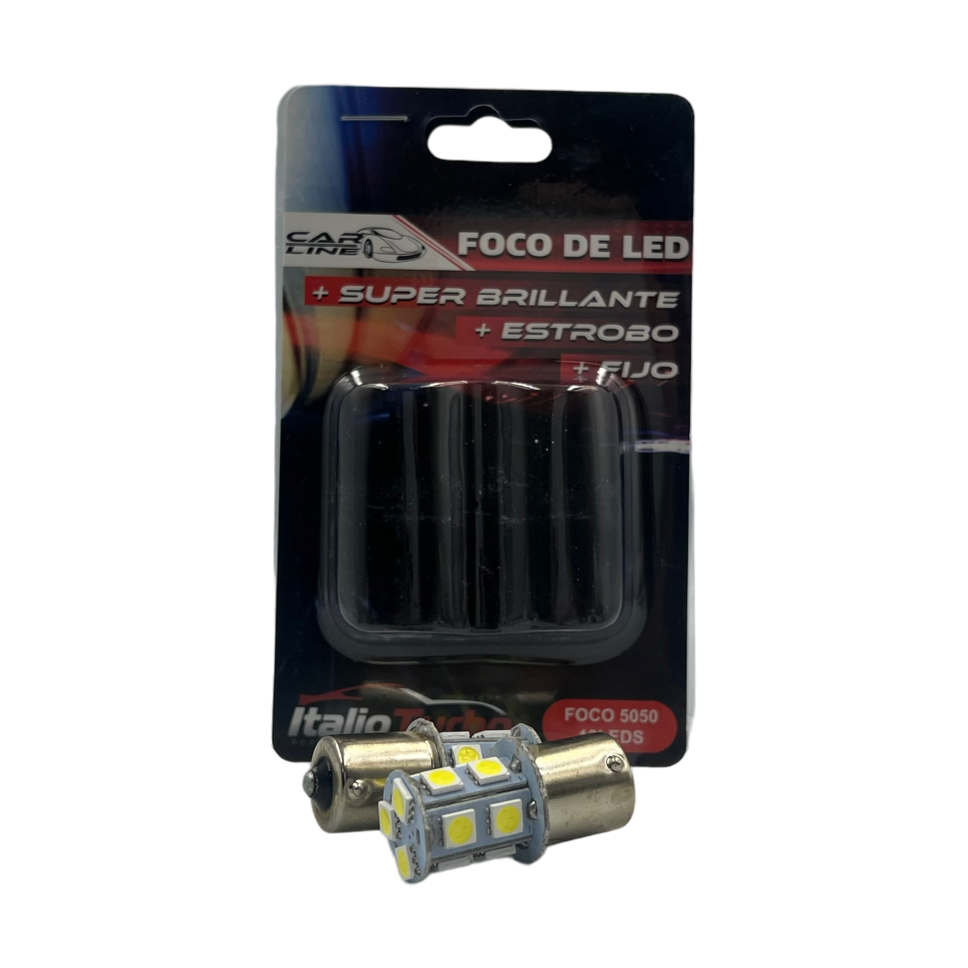 Foco entrada 1141 de 1 polo con patas parejas y 13 LED función fijo + estrobo