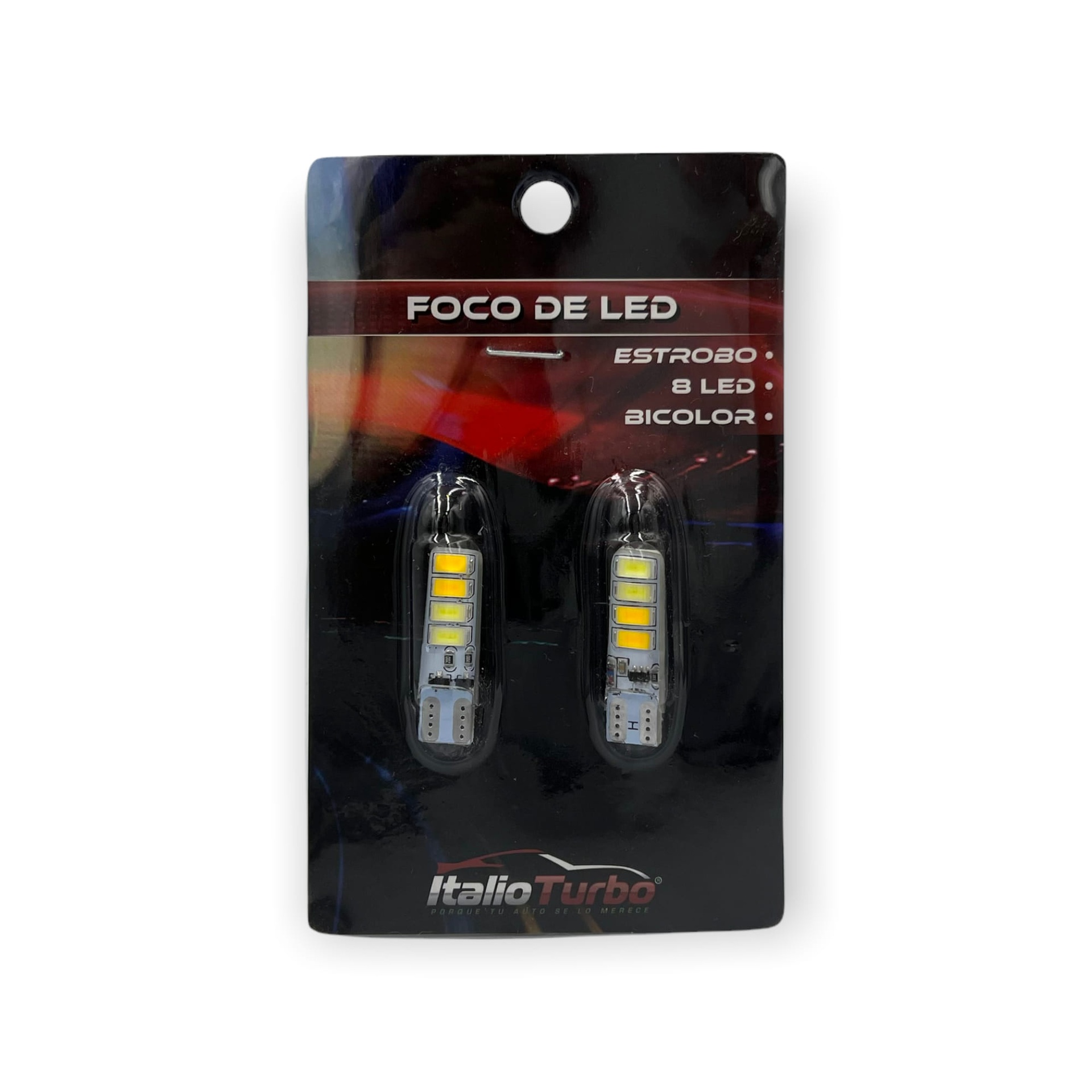 Foco LED de pellizco bicolor