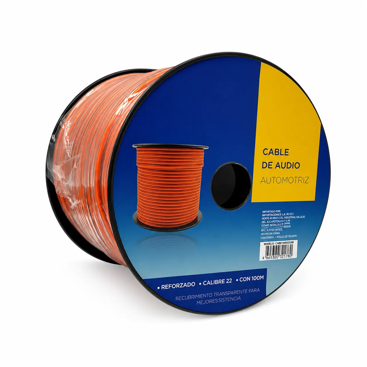 Cable de audio calibre 22 de alta calidad