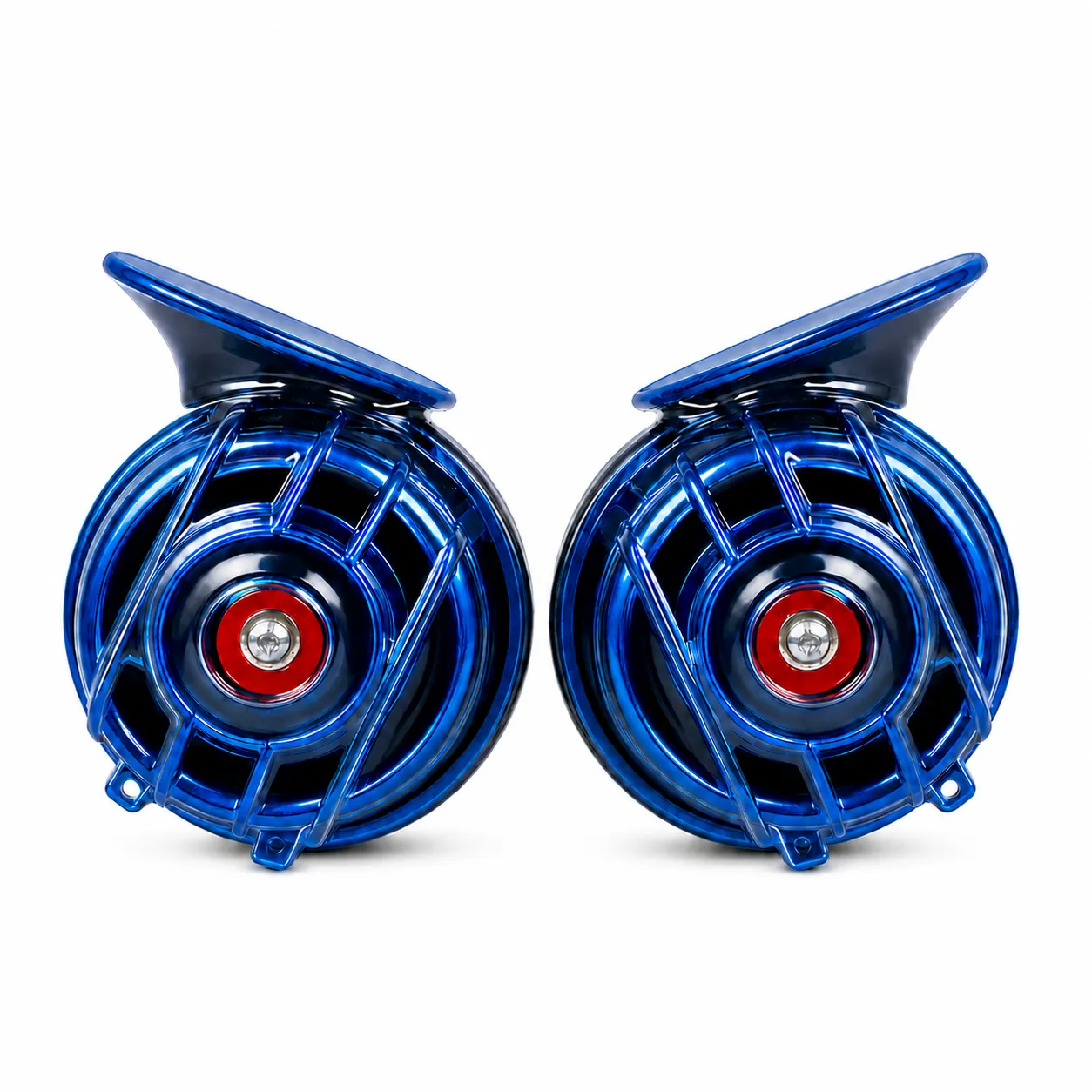 Bocina de caracol azul