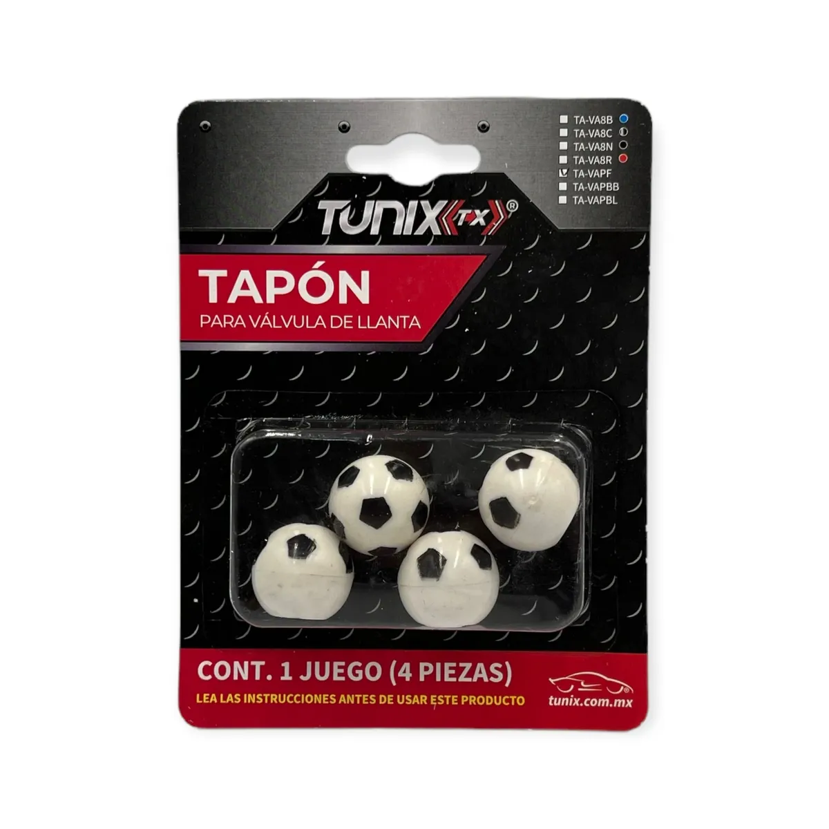 Tapón de válvula de fútbol