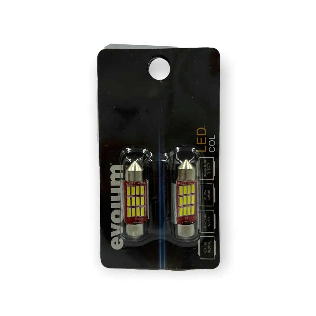 Foco interior tipo fusible con canbus · 41MM