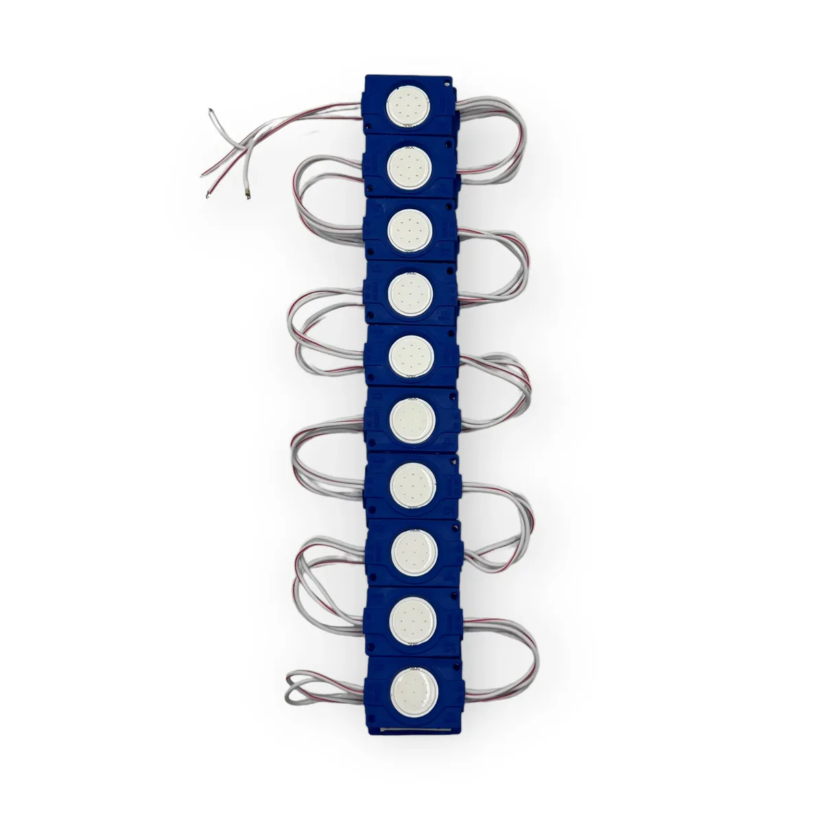 Modulo de 9 LED COB en varios colores tira de 20 piezas · Azul