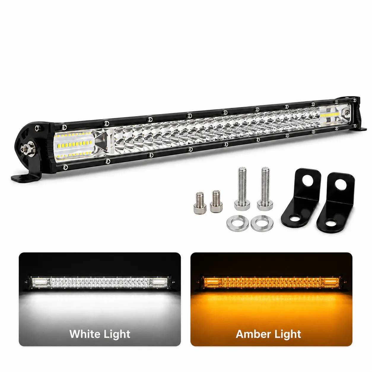 Barra LED bicolor (blanco/ámbar)