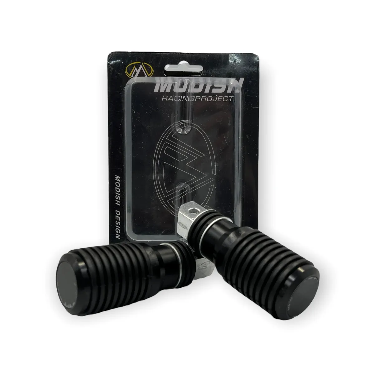 Pedal para moto en varios colores (azul, negro y rojo) — Negro