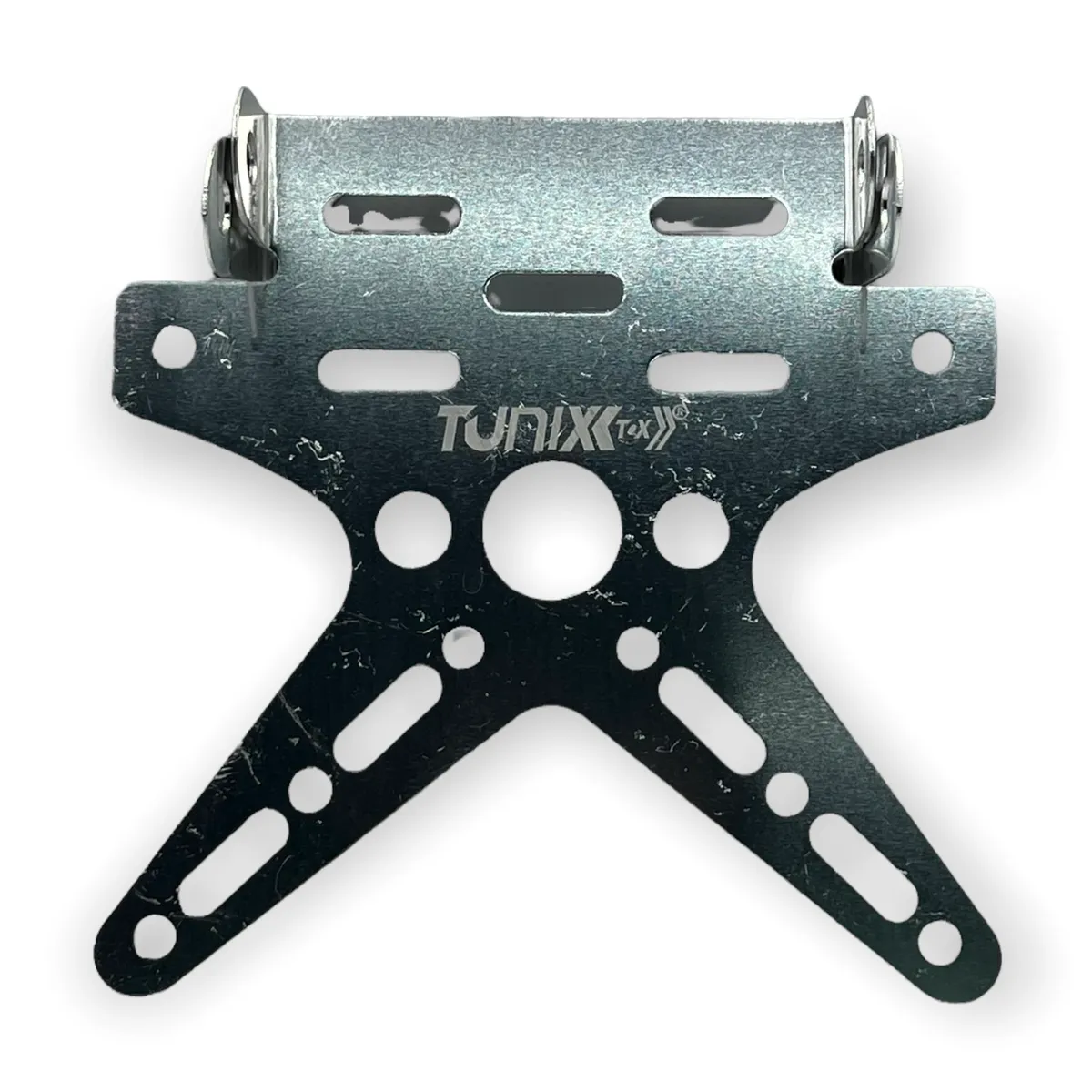 Portaplaca para moto  · Plata