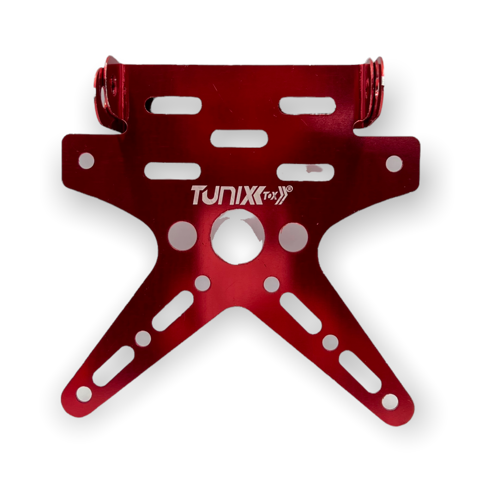 Portaplaca para moto — Rojo