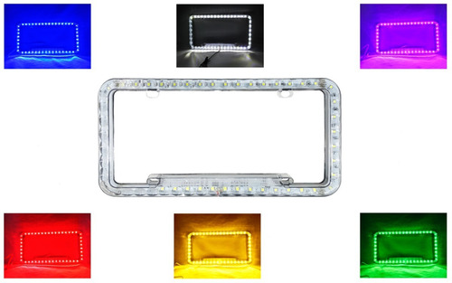 Portaplaca LED con 3 funciones · Blanco