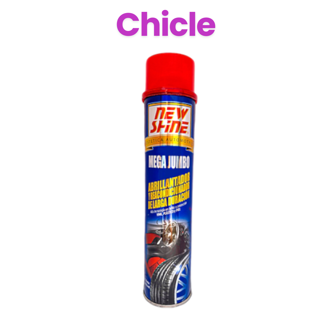 Abrillantador New Shine Mega Jumbo · Chicle