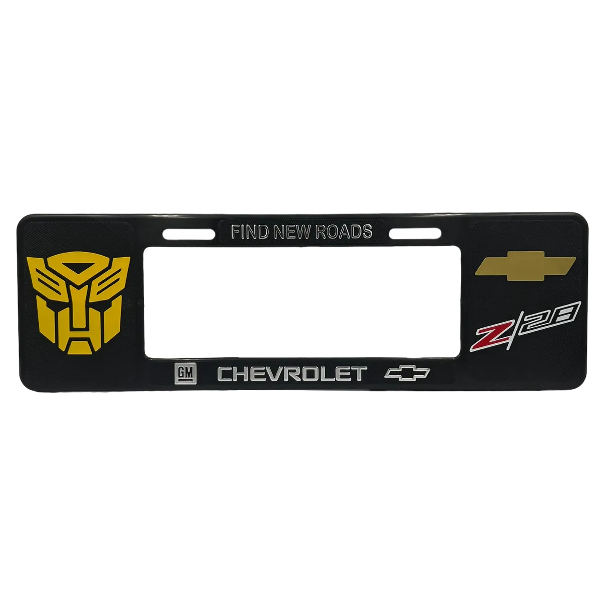 Portaplaca premium tipo europeo  — Chevrolet
