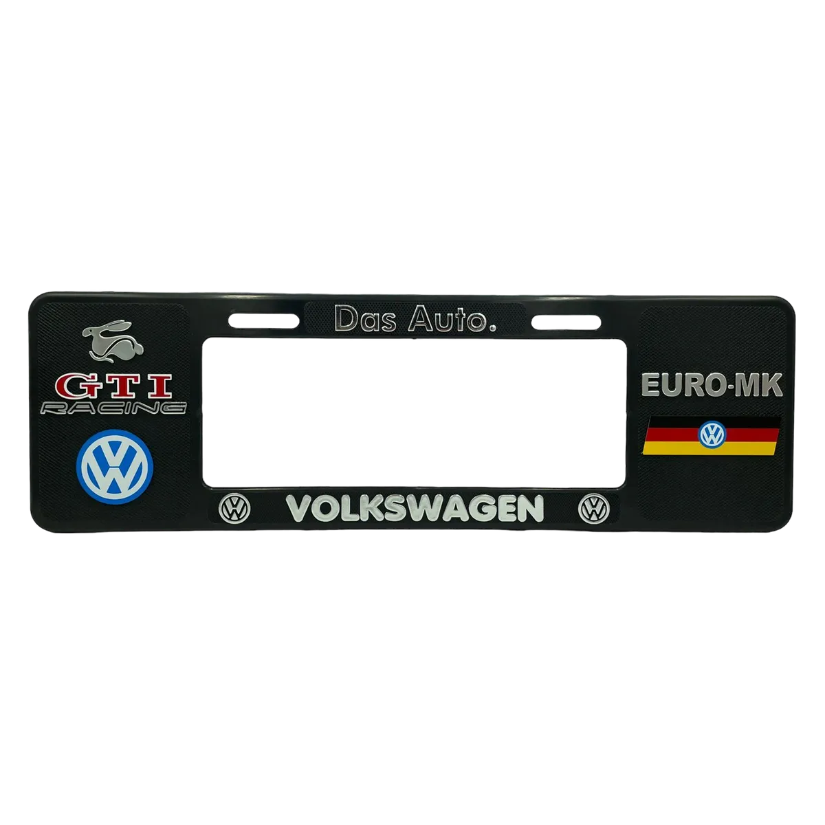 Portaplaca premium tipo europeo  — VW GTI