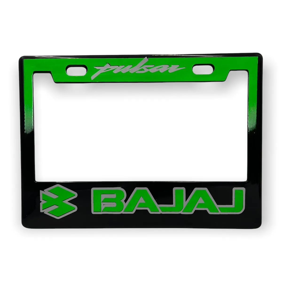 Portaplaca para motocicleta marca Bajaj · Amarillo