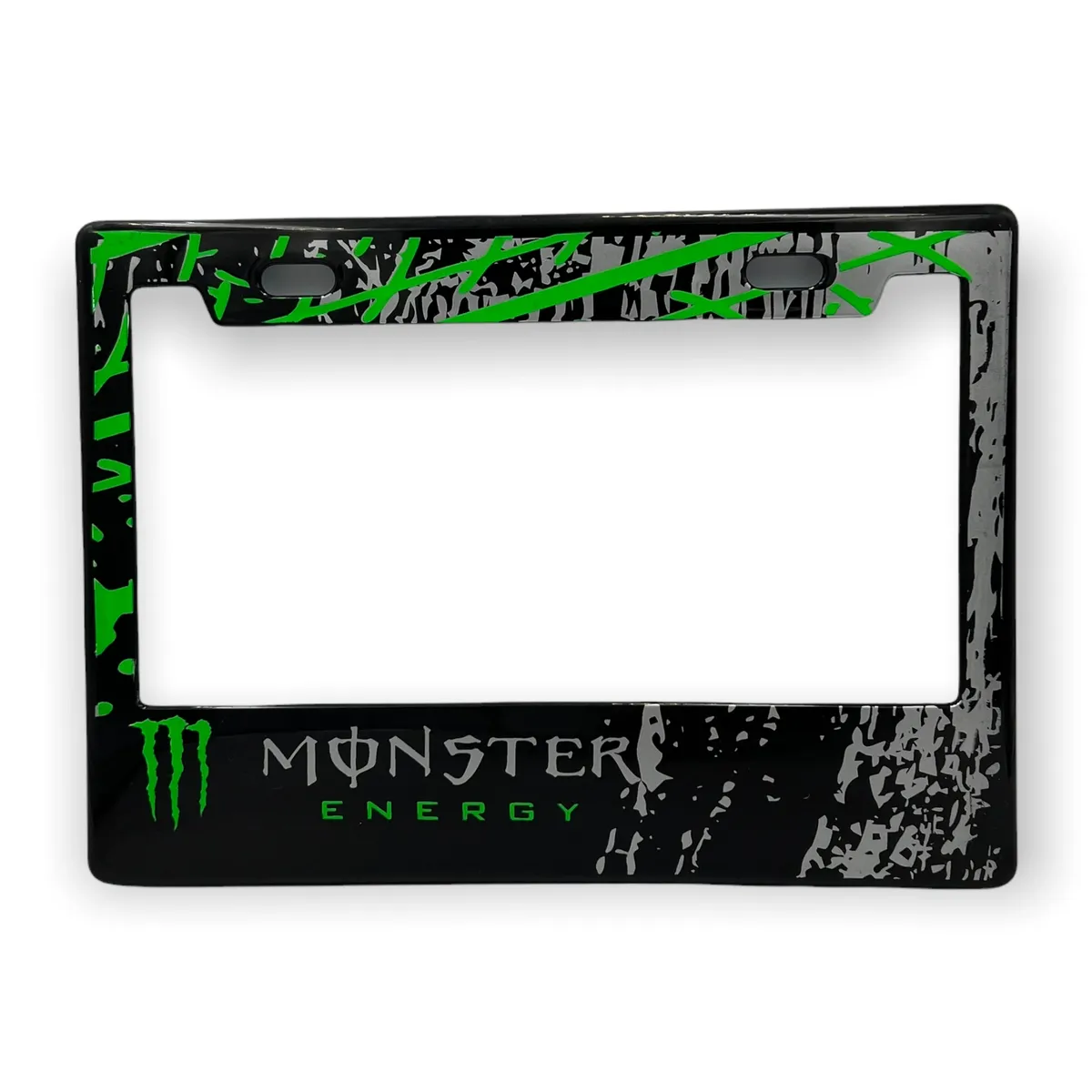 Portaplaca para motocicleta Monster · Amarillo