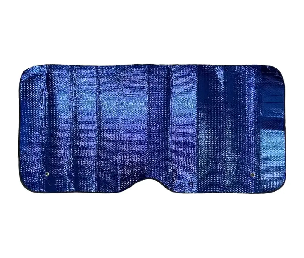Parasol de aluminio jumbo con doble burbuja (146CM x 70CM) — Azul