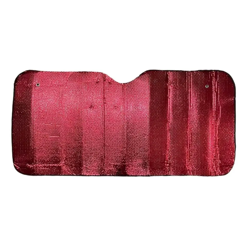 Parasol de aluminio jumbo con doble burbuja (146CM x 70CM) · Rojo