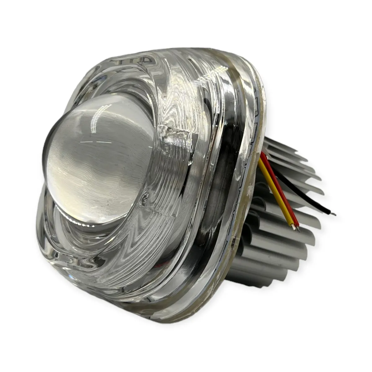 Faro LED para moto tipo medusa con ojo de ángel 7 colores · Azul