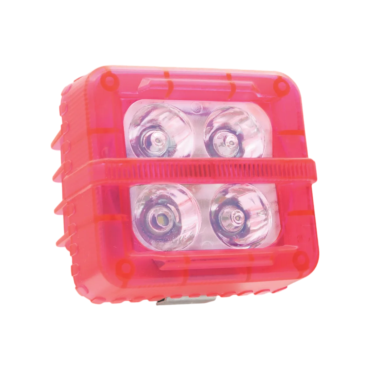 Faro auxiliar cuadrado LED  · Rojo