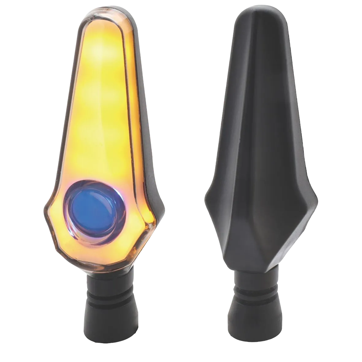 Direccional LED secuencial tipo flama (ámbar/rojo y ámbar/azul)
 · Ámbar/Azul