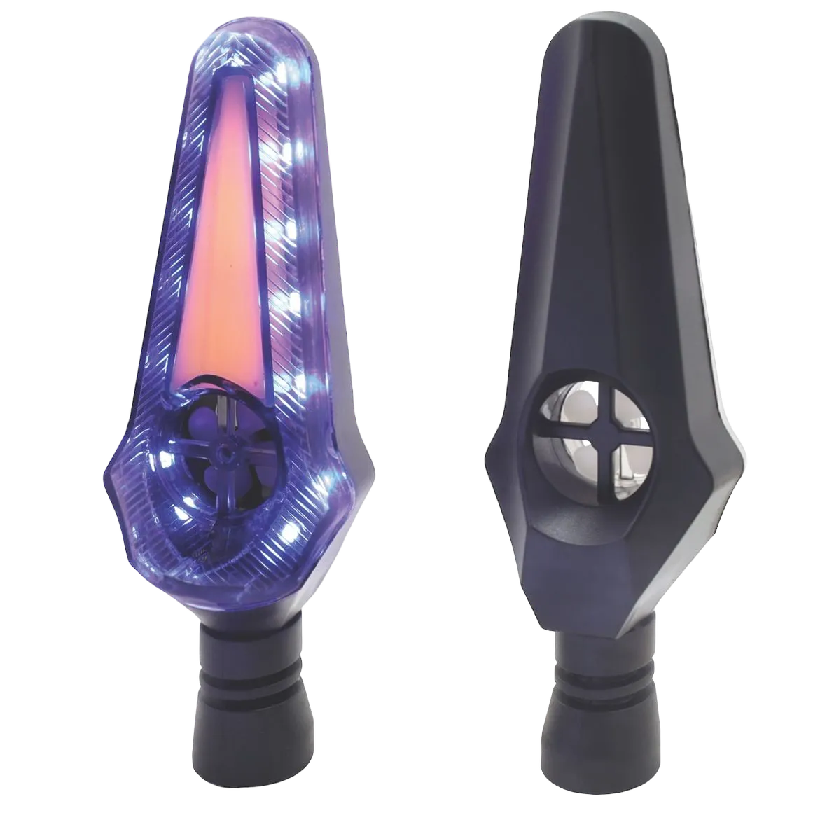 Direccional LED secuencial tipo hélice (varios colores) · Blanco/ámbar