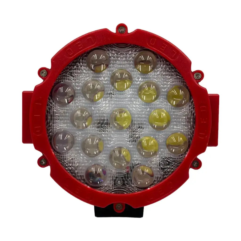 Faro off road con lupas — Rojo