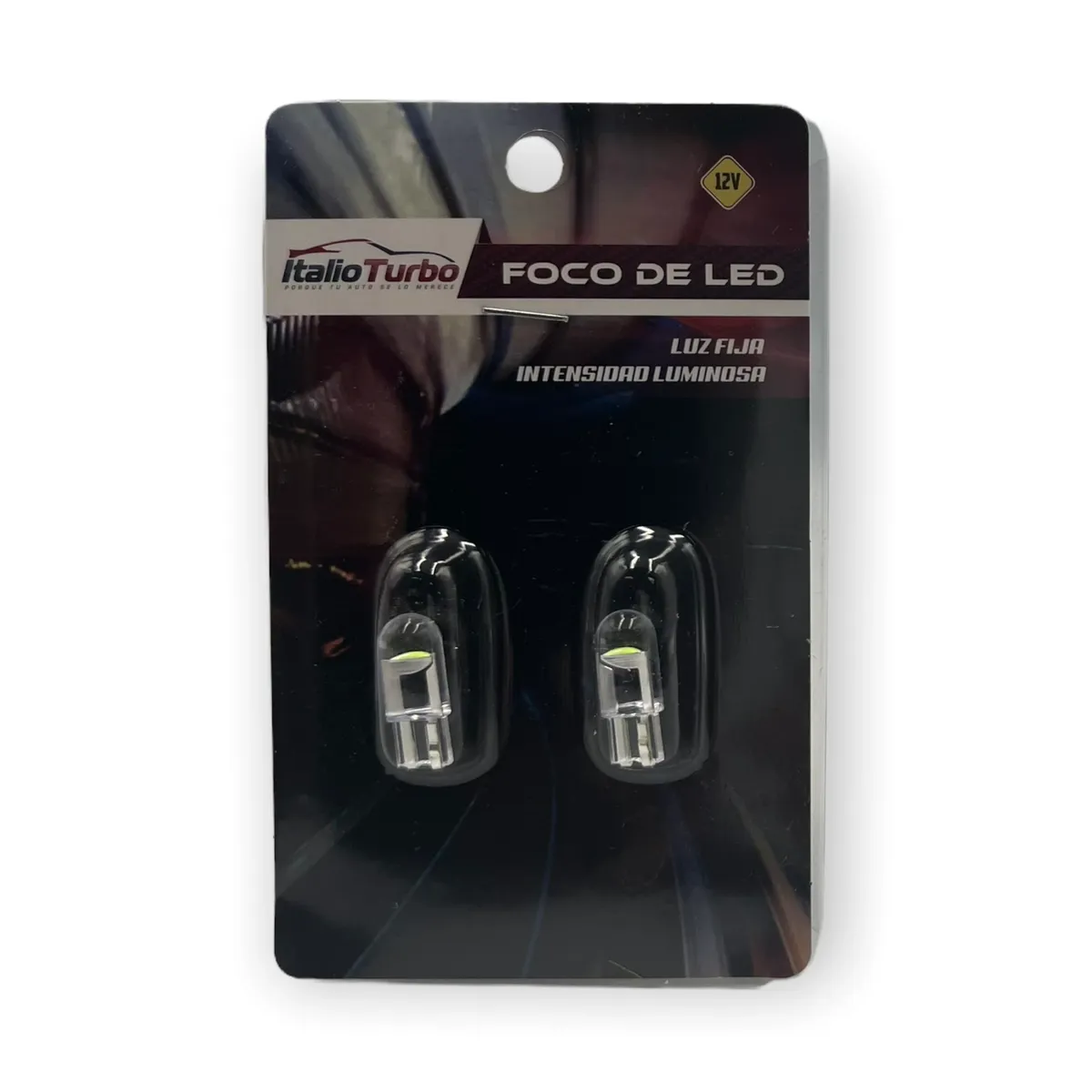 Foco LED T10 de acrílico  · Verde