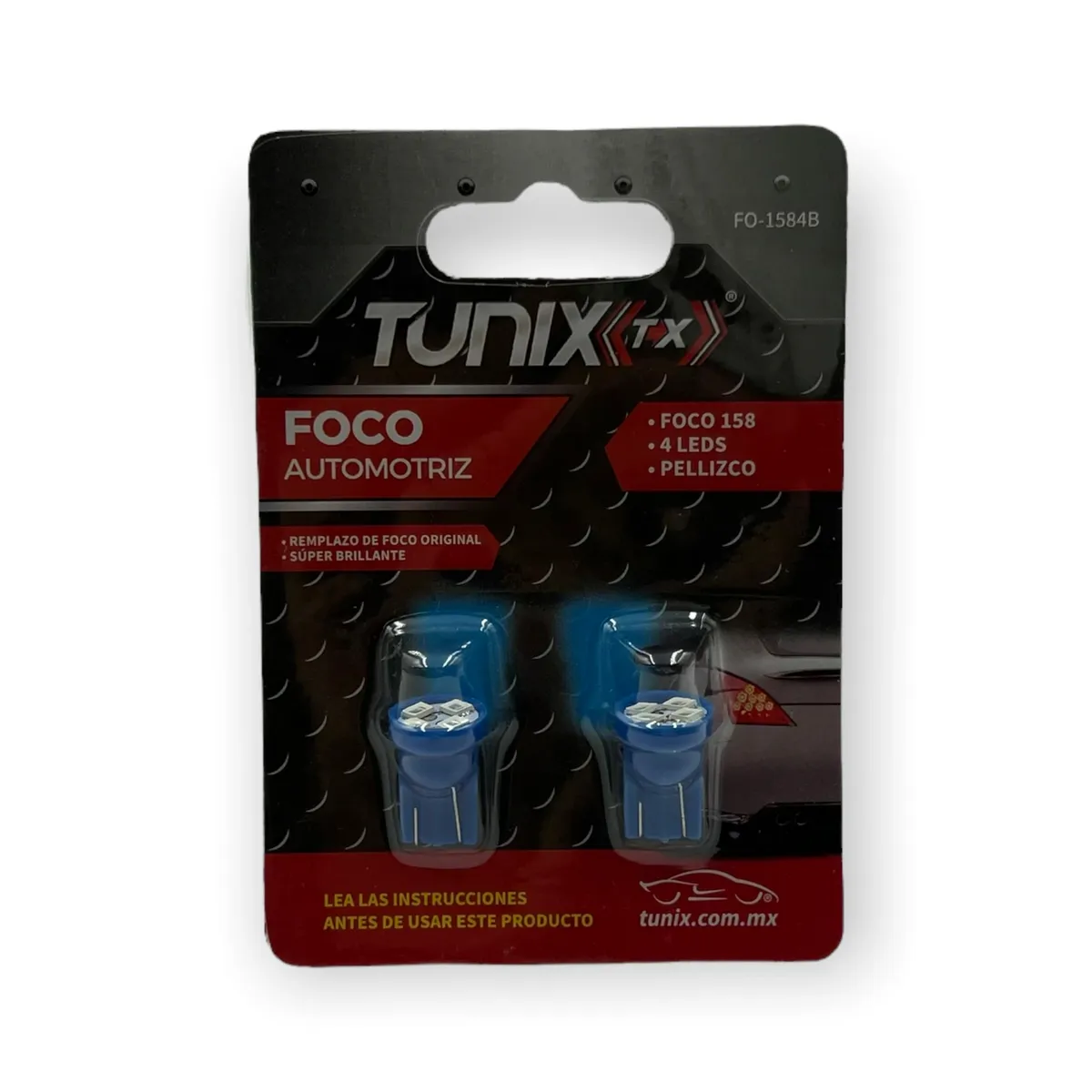 Foco T10 de 4 LED · Azul