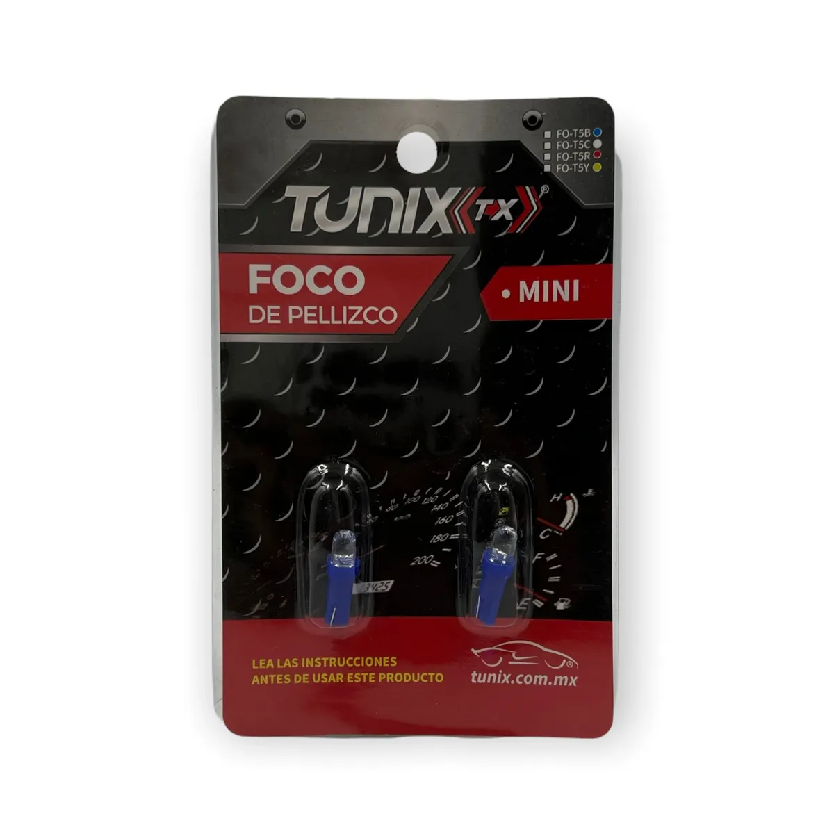 Foco de pellizco mini para tablero · Azul