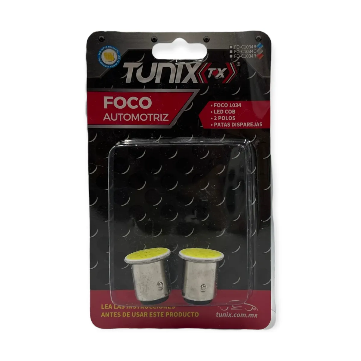 Foco tipo cazuela azul 2 polos patas disparejas (1034) · Blanco