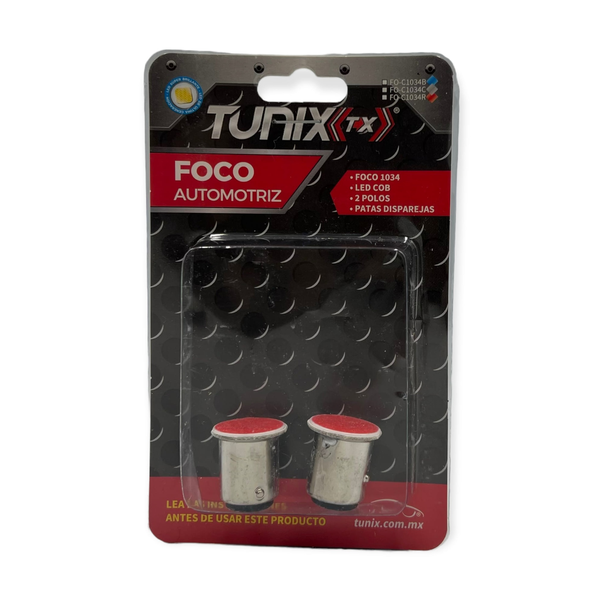 Foco tipo cazuela azul 2 polos patas disparejas (1034) · Rojo