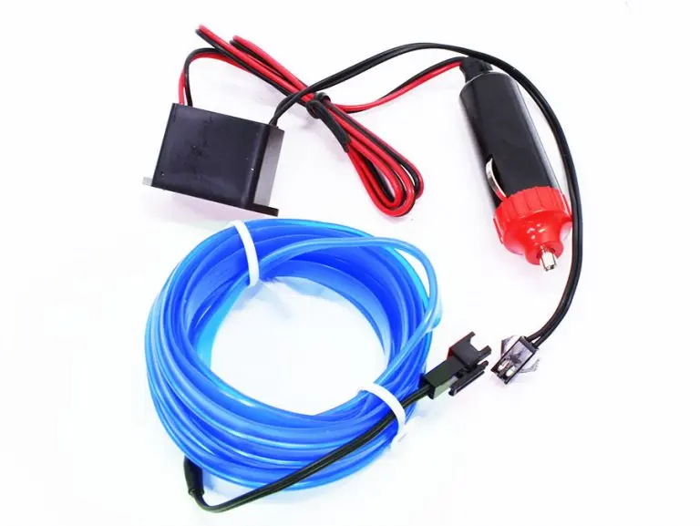 Hilo de LED neón varios colores  · Azul hielo