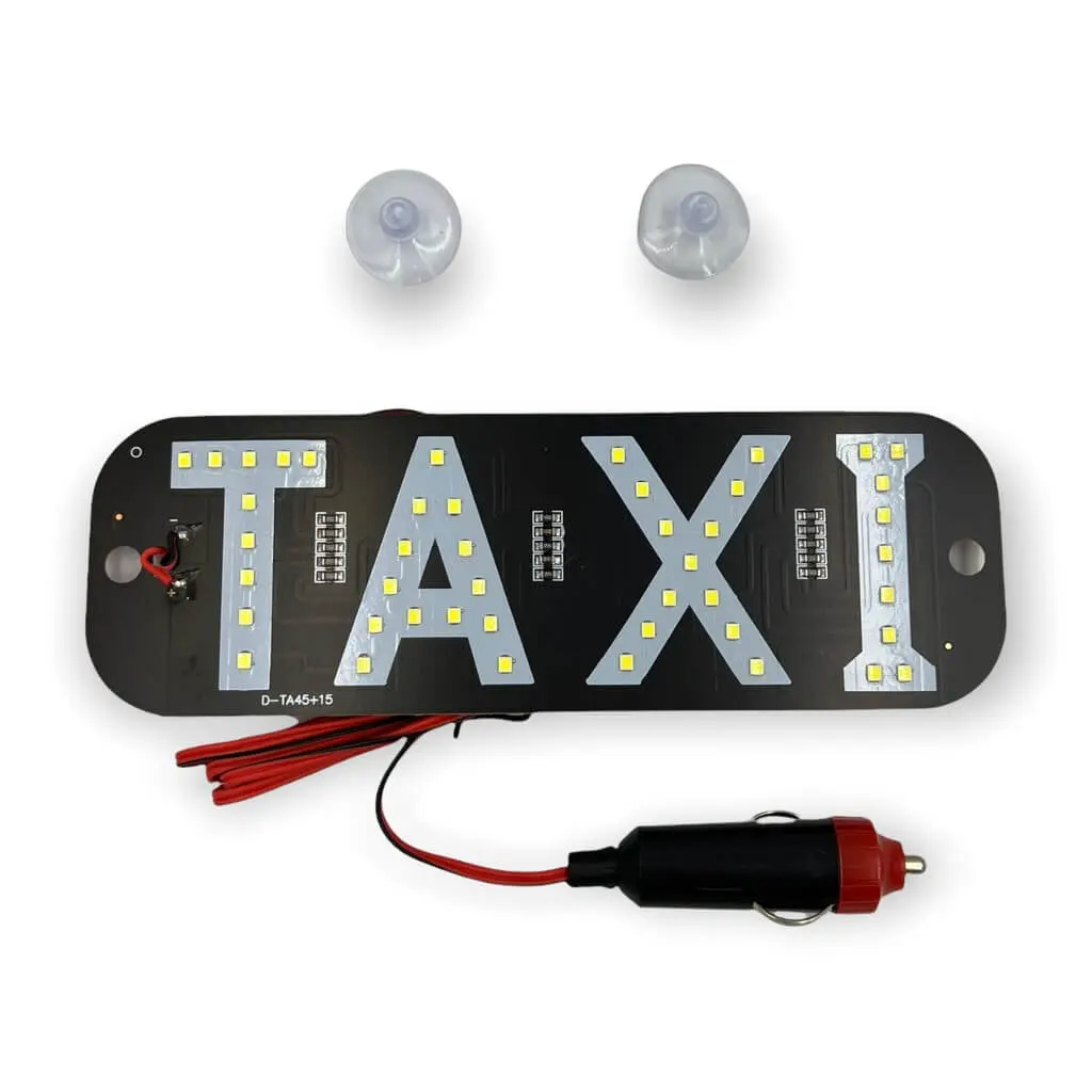 Letrero de taxi  — Azul