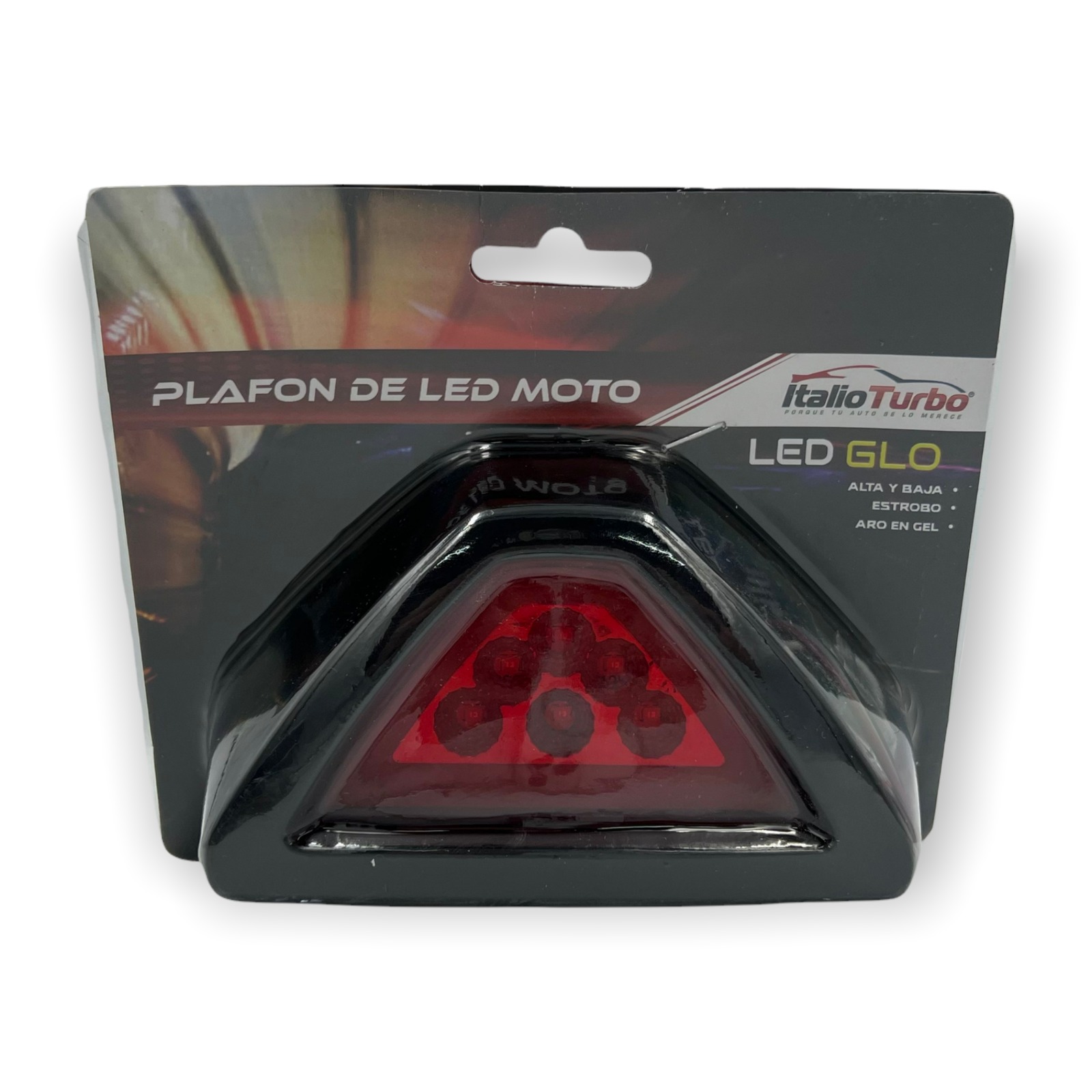 Stop para moto con LED GLO · Rojo