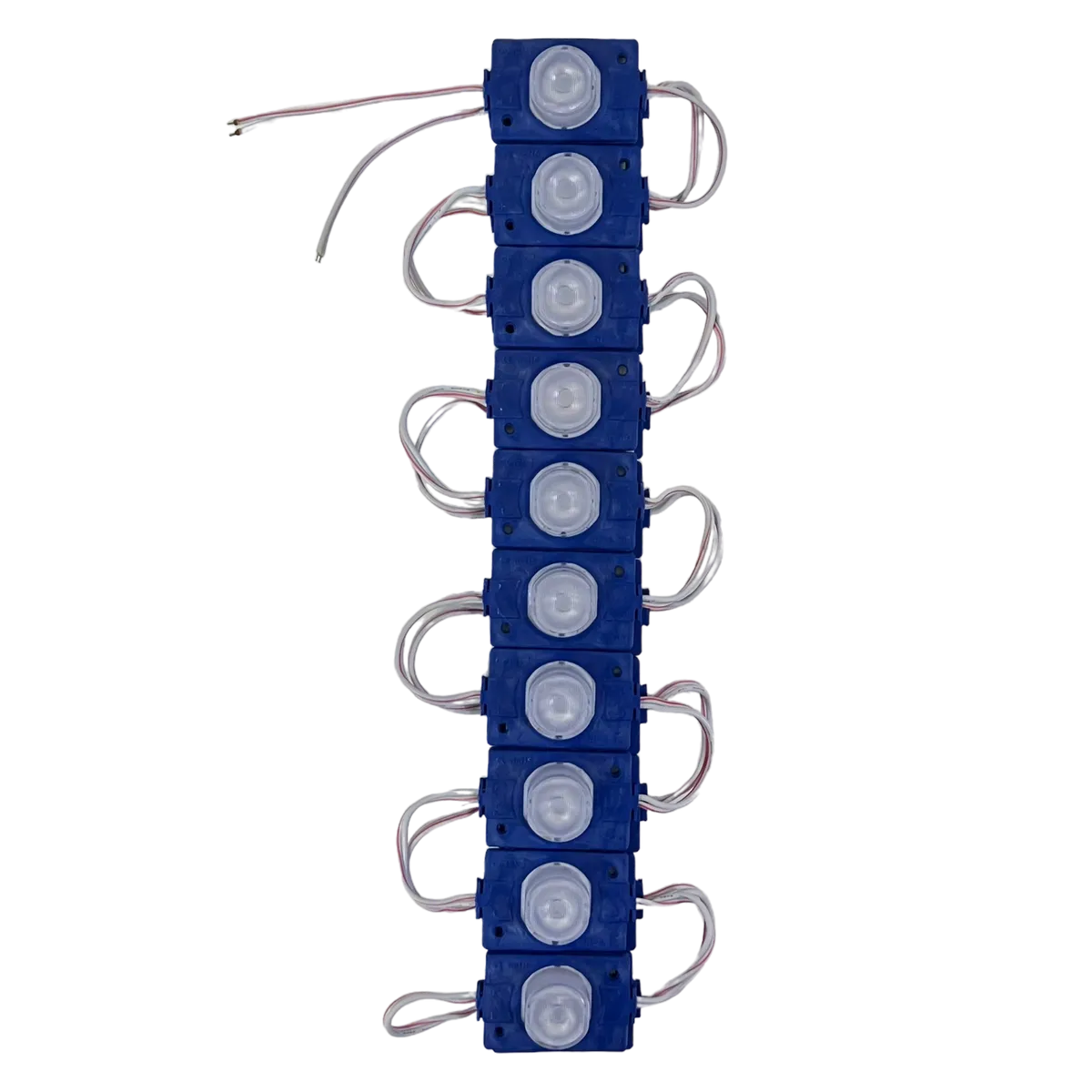 Modulo LED tipo sombrero (tira de 20 piezas) — Azul