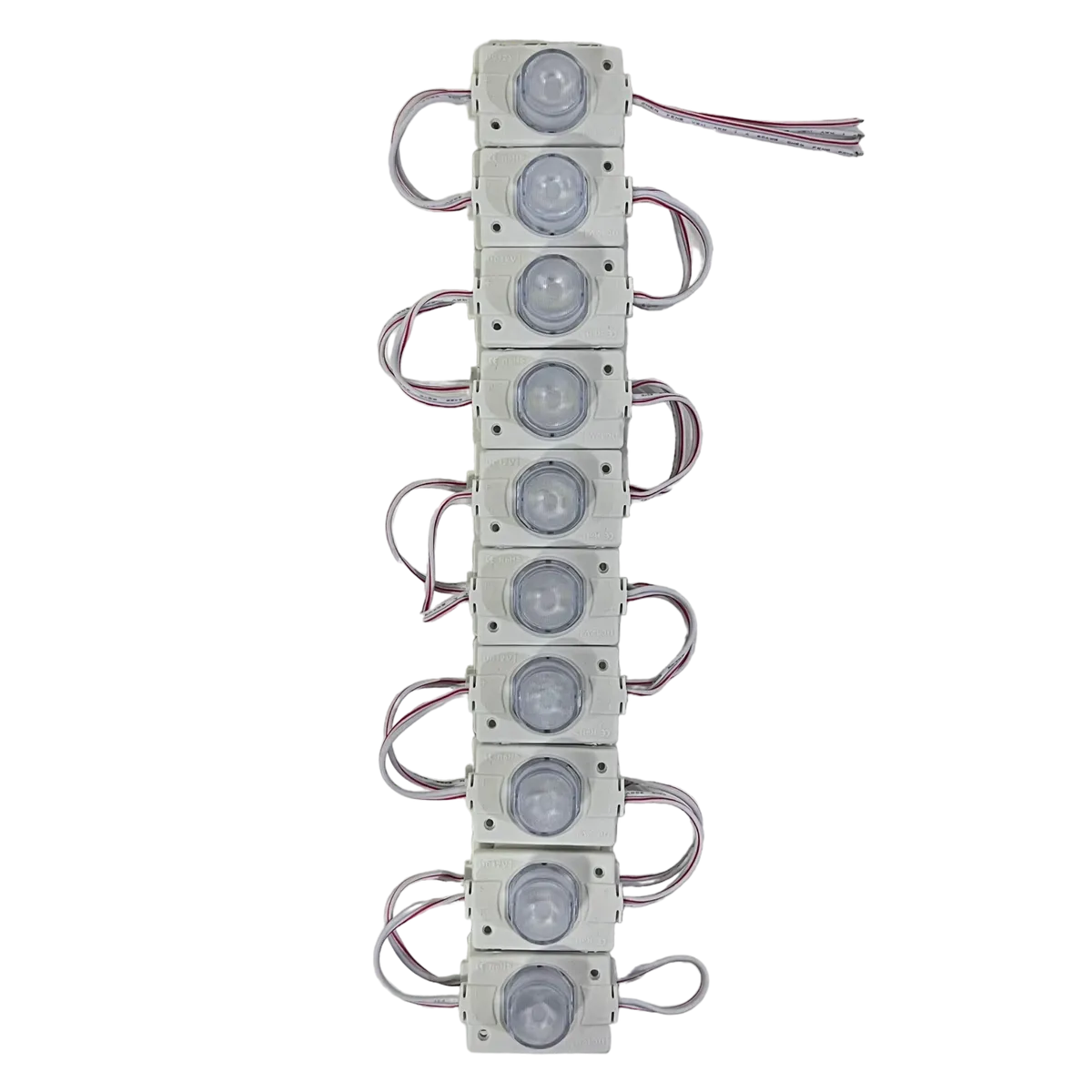 Modulo LED tipo sombrero (tira de 20 piezas) · Blanco