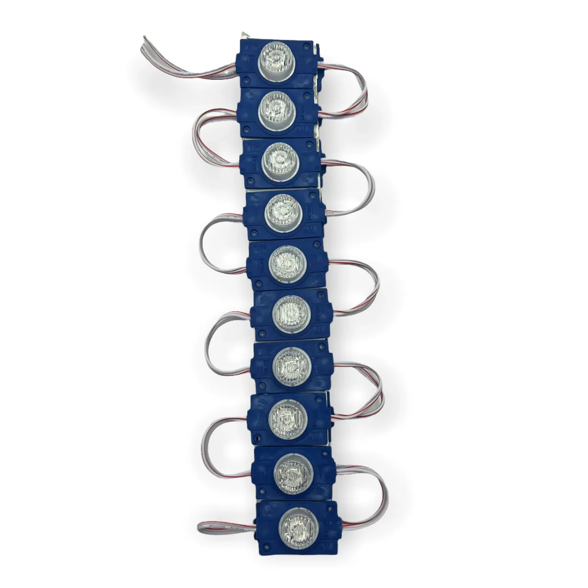 Módulo LED tipo sombrero (tira de 20 piezas) — Azul