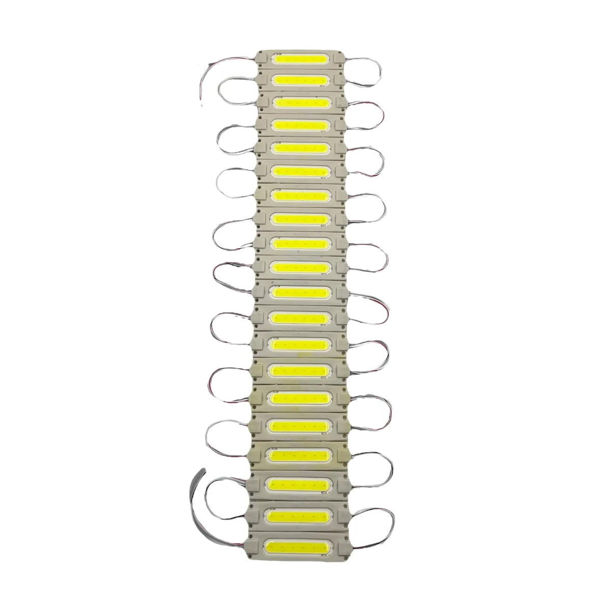 Módulo tipo chip con LED cob tira de 20 piezas · Blanco