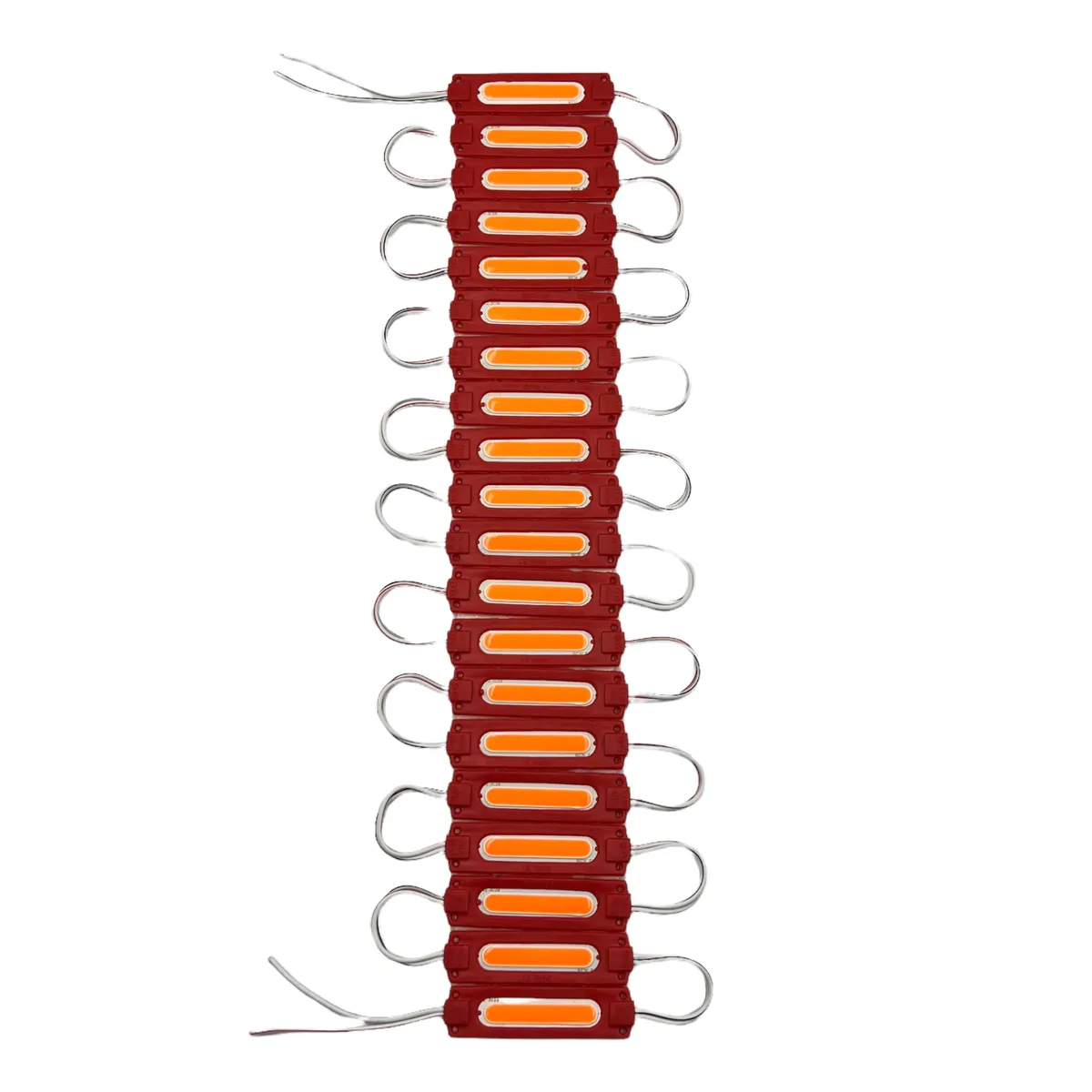 Módulo tipo chip con LED cob tira de 20 piezas · Rojo